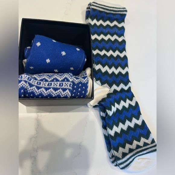 J Crew Boxed Set of 3 Socks, NIB - Picture 4 of 5